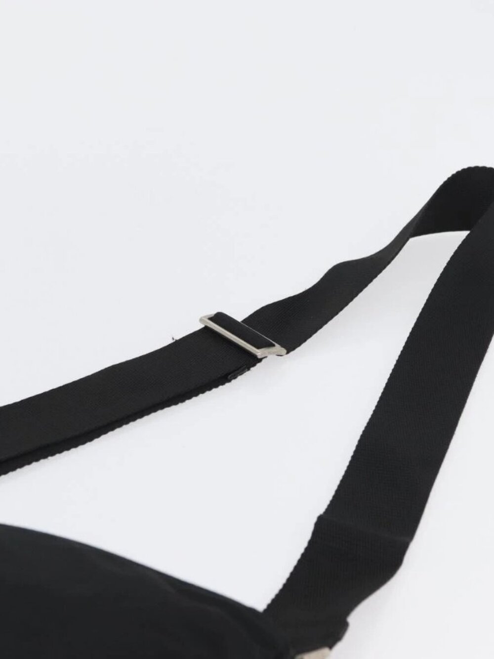 PRADA Shoulder Bag Nylon Black Silver - Picture 9 of 16